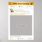 Poster Cadre de fête pour borne photo de fête avec thème (Devant)