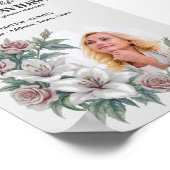 Poster Cadre de fleurs de téléchargement instantané Média (Coin)