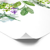 Poster Cadre de fleurs sauvages  (Coin)