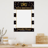 Poster Cadre de masque de déguisement d'anniversaire (Cuisine)