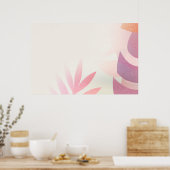 Poster Cadre de monstera feuillu vierge (Cuisine)