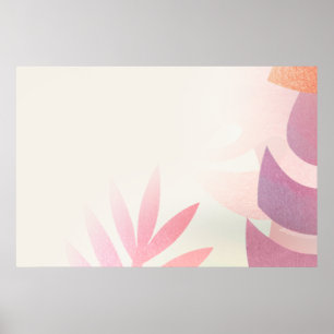 Poster Cadre de monstera feuillu vierge