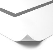 Poster Cadre de photo de mariage avec fleurs de pivoine r (Coin)