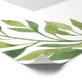 Poster Cadre de photobooth de verdure pour fête de fin d' (Coin)