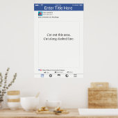 Poster Cadre de photomaton Accessoires Conception pour le (Cuisine)