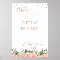 Cadre de photomaton de mariage rose gold