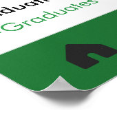 Poster Cadre de remise de diplômes Prop de fête Photoboot (Coin)