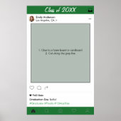 Poster Cadre de remise de diplômes Prop de fête Photoboot (Devant)