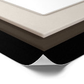 Poster Cadre décoratif foncé (Coin)