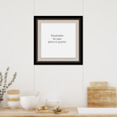 Poster Cadre décoratif foncé (Cuisine)