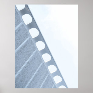 Poster Cadre en métal noir et blanc