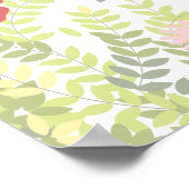 Poster Cadre floral bon à connaître neurodivers (Coin)