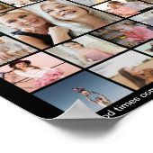 Poster Cadre personnalisé pour 50 photos en collage de so (Coin)