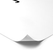 Poster Cadre photo de Mariage Selfie de Prop Blanc modern (Coin)