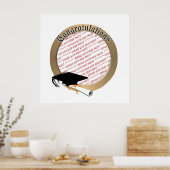 Poster Cadre photo 'Félicitations' (Cuisine)