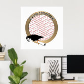 Poster Cadre photo 'Félicitations' (Bureau à domicile)