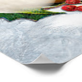 Poster Cadre photo pour bébé de Noël (Coin)