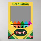 Poster cadre photo pré-k crayola (Devant)