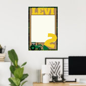 POSTER CADRE PHOTO PROP - THÈME TRACTOR (Bureau à domicile)