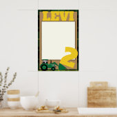 POSTER CADRE PHOTO PROP - THÈME TRACTOR (Cuisine)