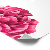 Poster Cadre photo Selfie Mariage Floral Prop (Coin)