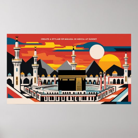 Poster Cadre TV islamique (Devant)
