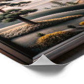 Poster Cadre TV Samsung (Coin)