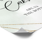 Poster Cadres d'or succulents Combien de bouchons dans la (Coin)