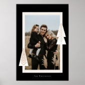 Poster Cadres en bande moderne À feuillage persistant Arb (Devant)