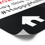 Poster Cadres Instagram classique Prop photo de Noël (Coin)