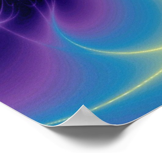 Poster CADUCUS ET 7 CHAKRAS, améthiste aurifère dynamique (Coin)