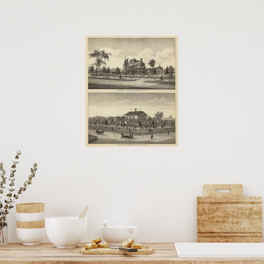 Poster Cady et Kilpatrick, Nebraska (Cuisine)