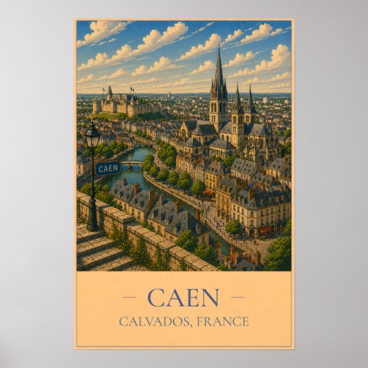 Poster Caen (Devant)