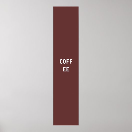 Poster café (Devant)