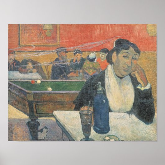 Poster Café à Arles, 1888 (Devant)