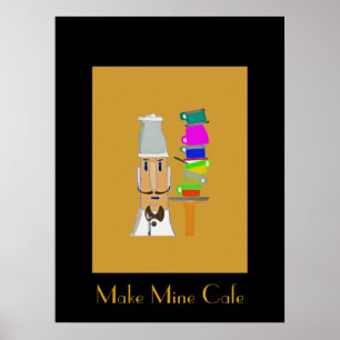 Poster Café à My Favori Cafe