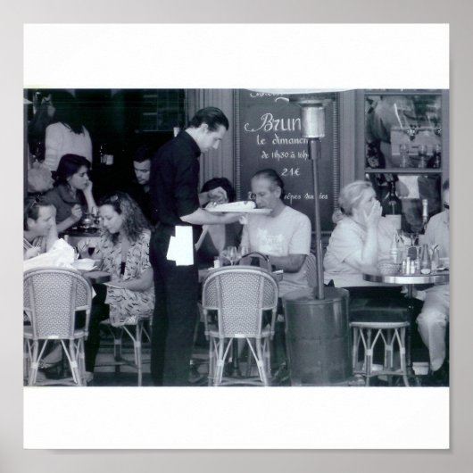 Poster Café à Paris (Devant)