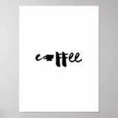 Poster Café | Art typographique (Devant)