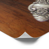 Poster Café avec coeur (Coin)