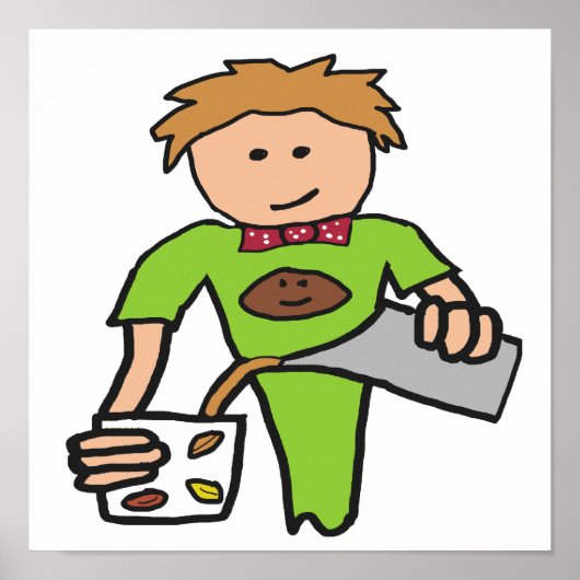 Poster Café Barista (Devant)