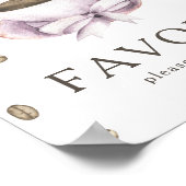 Poster Café brassage baby shower Faveurs (Coin)