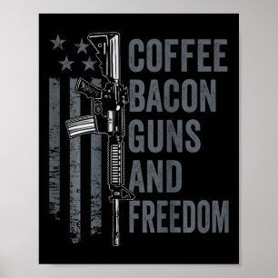 Poster Café Bycon Armes Et Liberté - Barbecue Grill Pro G