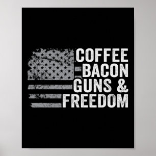 Poster Café Bycon Armes Et Liberté - Barbecue Grill Pro G