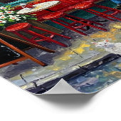 Poster Café Café Café (Coin)