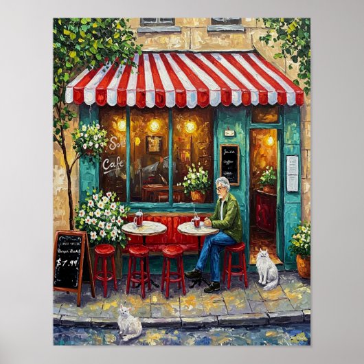 Poster Café Café Café (Devant)