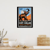 Poster café Cafe' Collas (Cuisine)