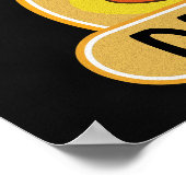 Poster Café Café Coupe Café Personnalisé Café noir Affich (Coin)