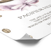 Poster CAFÉ - chasse à la suce jeu de baby shower (Coin)