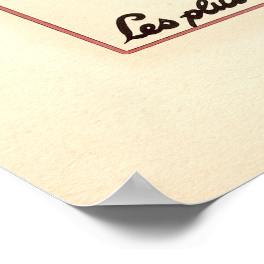 Poster Café chat noir (Coin)