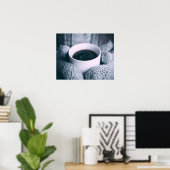 Poster Café chaud (Bureau à domicile)